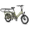 E-Bike für zwei Kinder mit Doppelakku & Kindersitz – Produktbild-Vorschau 2