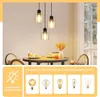 Lampada a sospensione ZMH, vetro, 3 luci, rotonda, attacco Anteprima dell’immagine prodotto 2