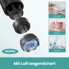 Exploded view of a faucet aerator with accompanying lifestyle images and text. Podgląd zdjęcia produktu
