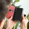 Custodia a libro in vera pelle Selencia Samsung Galaxy A50 Anteprima dell’immagine prodotto 5