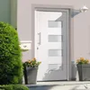 Porta d'ingresso in alluminio e PVC bianco 110x210 cm Anteprima dell’immagine prodotto 2