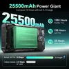 A cutaway view of a smartphone showing its large battery, with text highlighting its battery capacity and usage times. Anteprima dell’immagine prodotto