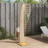 vidaXL Zahradní sprcha béžová 55x60x224 cm Polyratan a Náhled obrázku produktu 2