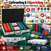 Poker Set 300 Chips mit Koffer – Komplett Pokerkoffer mit Produktbild-Vorschau 5