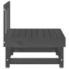 The Living Store Garten-Mittelsofas 2 Stk. Grau Massivholz Produktbild-Vorschau 6