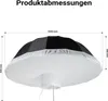 Walimex pro Parasol refleksyjny czarny/srebrny Ø 165 cm + Podgląd zdjęcia produktu 3
