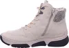 A side view of a beige high-top sneaker boot. Anteprima dell’immagine prodotto