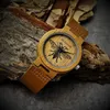 Holzwerk MY BEE Damen & Herren Holz Uhr mit Leder Armband & Produktbild-Vorschau 3