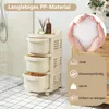 COSTWAY Szafka wnękowa na kółkach, półka wnękowa 30 cm, Podgląd zdjęcia produktu 5