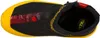 Bergschuh "G5 Evo" von La Sportiva; schwarz mit gelben Akzenten und rotem Muster; für Damen. Voir les images du produit
