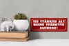 Holzschild Spruch 27x10cm sei stärker als stärkste Ausrede Produktbild-Vorschau 5