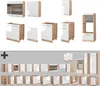 Cucina componibile Vicco Fame-Line Bianco lucido/oro power Anteprima dell’immagine prodotto 8