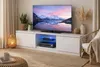 TV skrinka, 140 cm, biela, s LED osvetlením, hrúbka 18 mm, Náhľad obrázku produktu 1