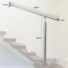 ISOISL Edelstahl Eingangsgeländer 100 x 90 cm, Silber Produktbild-Vorschau 2