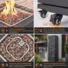 ZMH Mobiler plynový ohrievač do exteriéru, 13 kW, s Náhľad obrázku produktu 8