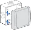 Verteilerbox Weiß mit vier Eingängen 80x80 / IP54 Produktbild-Vorschau 2