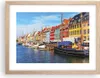 Gerahmtes Poster - Rahmen in heller Eiche - Kopenhagen Produktbild-Vorschau 1