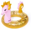 Bouée hippocampe à paillettes 115 cm Voir les images du produit 1
