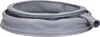A gray rubber door seal for a washing machine. Produktbild-Vorschau