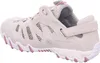 A side view of a beige and pink women's sandal. Produktbild-Vorschau
