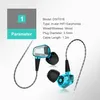 A product image with specifications and a close-up of the earphones. Produktbild-Vorschau