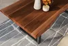 Baumkantentisch 220 x 110 cm Esstisch massiv Akazie Produktbild-Vorschau 5
