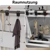 5er-Set S-Haken, 12,5×3 cm,schwarz, vielseitig als Produktbild-Vorschau 7