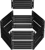 GARANTIA AIR-KING compostiera a incastro 1100 litri nero Anteprima dell’immagine prodotto 5