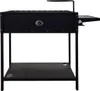 A black barbecue grill on a white background. Produktbild-Vorschau