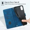 Hülle für iPhone XS Max Prägung Flip Leder Brieftasche Produktbild-Vorschau 7