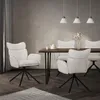 ML-Design Esszimmerstühle drehbar 4er Set Beige Stoffbezug Produktbild-Vorschau 7