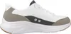 A side view of a white Skechers sneaker with gray and brown accents. Náhled obrázku produktu
