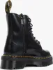Side view of a black Dr. Martens boot with a platform sole. Náhled obrázku produktu