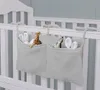 Babybett Organizer Tasche Aufbewahrung aus Musselin Farbe Produktbild-Vorschau 5