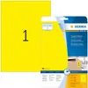 HERMA 4421, Żółty, Samoprzylepne etykiety do drukowania, Podgląd zdjęcia produktu 2