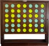 Jeu de match 4 mural - bois - 86x78 cm - vert/jaune - Voir les images du produit 1