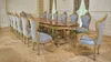 Casa Padrino Luxus Barock Esstisch Braun Intarsien / Gold Produktbild-Vorschau 2