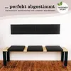 Bankkissen Klemmkissen Sitzkissen mit 2 Leisten, 40cm Produktbild-Vorschau 5