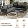 MERAX Gartenlounge-Set Sitzgruppe für 4-5 Personen, 4-tlg, Produktbild-Vorschau 9