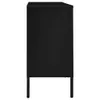 vidaXL Sideboard Schwarz 105x35x70 cm Stahl und Hartglas -  Produktbild-Vorschau 5