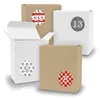 Adventskalender zum Füllen 24x Quader gemischt WEISS BRAUN Produktbild-Vorschau 1
