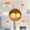 ZMH plafoniera 2 fiamme nera - faretto da soffitto vintage Anteprima dell’immagine prodotto 6