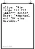 Mr. & Mrs. Panda Bild Alice: "Wie lange ist... DIN A3 - Produktbild-Vorschau 1