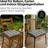 Sitzkissen Stuhlkissen Indoor & Outdoor 6er Set 40x40 cm - Produktbild-Vorschau 5