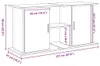 vidaXL Stojak pod akwarium dąb czarny 121x41x58 cm materiał Podgląd zdjęcia produktu 7