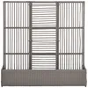Outsunny Polyrattan Hochbeet mit Rankgitter, Blumenkasten Produktbild-Vorschau 1