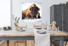MuchoWow® Poster Amerikanische Bisons im Winter 100x100 cm Produktbild-Vorschau 3