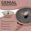 TRAUMLEBEN® Wokpfanne 28 cm mit Deckel, abnehmbarer Griff & Produktbild-Vorschau 6