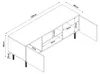 Fernsehtisch 'Starvili' mit 2 Türen 120 x 40 x 45 cm Beige Produktbild-Vorschau 7