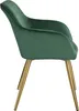 tectake® Sedia da pranzo Marilyn imbottita, in look velluto Anteprima dell’immagine prodotto 10